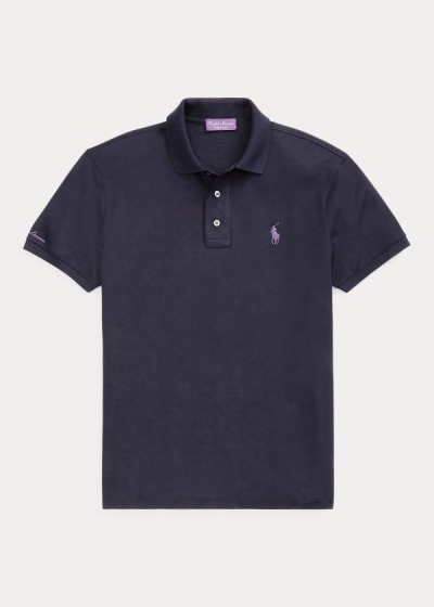 Men's Ralph Lauren Custom Slim Fit Piqué Polos | 682157YPG